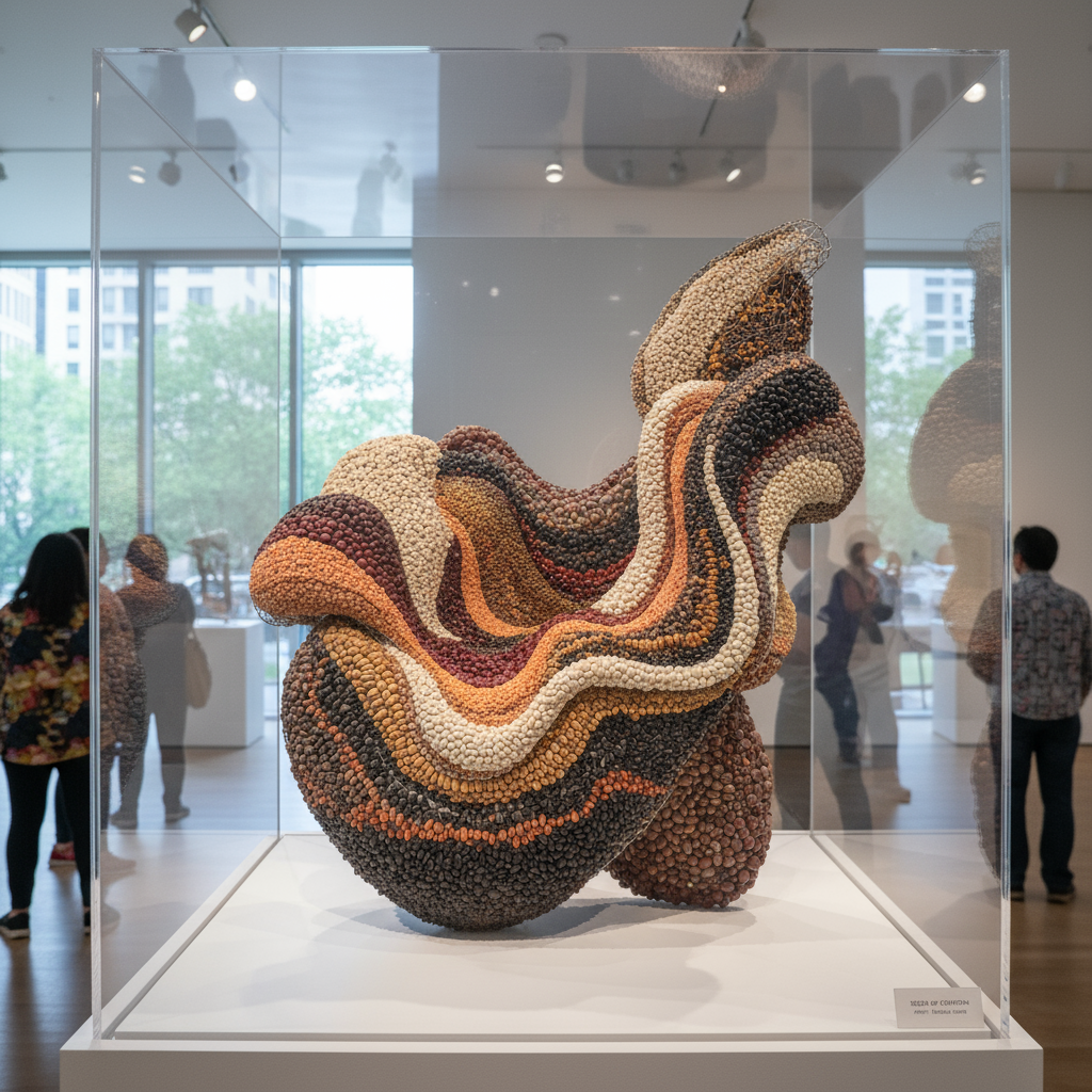 beans as a piece of art